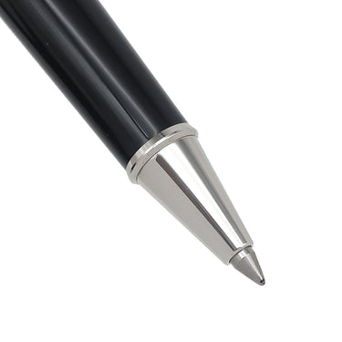 モンブラン Montblanc マイスターシュテュック プラチナコーティング クラシック ローラーボール 132445 ブラック×シルバー メタル プレシャスレジン ボールペン 黒 筆記確認済 黒インク
