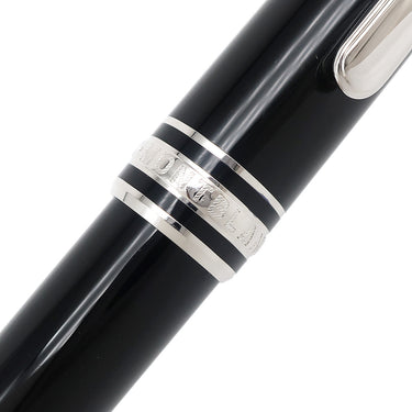 モンブラン Montblanc マイスターシュテュック プラチナコーティング クラシック ローラーボール 132445 ブラック×シルバー メタル プレシャスレジン ボールペン 黒 筆記確認済 黒インク