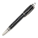 モンブラン Montblanc スターウォーカー ブラックミステリーファインライナー 104226 ブラック×シルバー メタル ラッカー プレシャスレジン ボールペン インク切れ