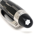 モンブラン Montblanc スターウォーカー ブラックミステリーファインライナー 104226 ブラック×シルバー メタル ラッカー プレシャスレジン ボールペン インク切れ