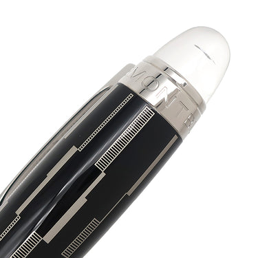 モンブラン Montblanc スターウォーカー ブラックミステリーファインライナー 104226 ブラック×シルバー メタル ラッカー プレシャスレジン ボールペン インク切れ