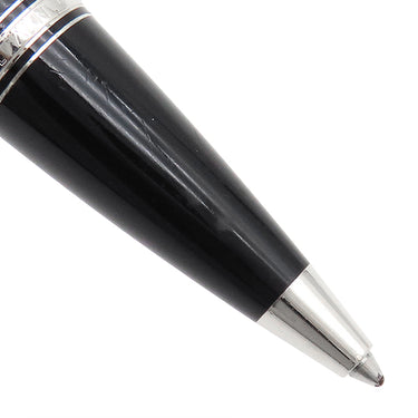 モンブラン Montblanc ボエム ノワール 5055 ブラック×シルバー メタル オニキス プレシャスレジン ボールペン 黒 筆記確認済 黒インク ジェムストーン オニキス ツイスト式
