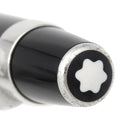 モンブラン Montblanc ボエム ノワール 5055 ブラック×シルバー メタル オニキス プレシャスレジン ボールペン 黒 筆記確認済 黒インク ジェムストーン オニキス ツイスト式