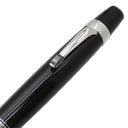 モンブラン Montblanc ボエム ノワール 5055 ブラック×シルバー メタル オニキス プレシャスレジン ボールペン 黒 筆記確認済 黒インク ジェムストーン オニキス ツイスト式