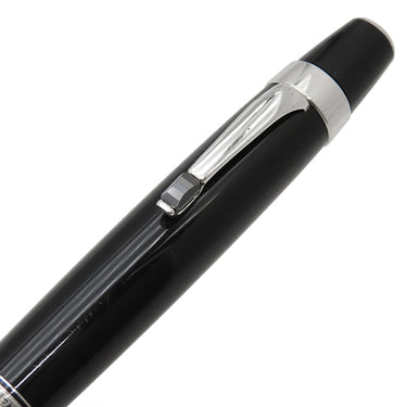 モンブラン Montblanc ボエム ノワール 5055 ブラック×シルバー メタル オニキス プレシャスレジン ボールペン 黒 筆記確認済 黒インク ジェムストーン オニキス ツイスト式