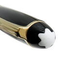 モンブラン Montblanc ローラーボール マイスターシュテュック ゴールドコーティング クラシック ブラック×ゴールド GP プレシャスレジン ボールペン インク切れ