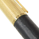 ルイヴィトン LOUIS VUITTON ドッグ キュイール N71402 ブラックXゴールド GP レザー ボールペン 芯なし