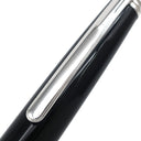 モンブラン Montblanc マイスターシュテュック PIX 1Pダイヤ ブラック×シルバー メタル プレシャスレジン ダイヤモンド ボールペン 黒インク 筆記確認済み