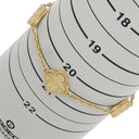 ヴァンクリーフアーペル Van Cleef & Arpels ヴィンテージ アルハンブラ ブレスレット VCARP3JK00 イエローゴールド K18YG ブレスレット 750YG 5モチーフ ギヨシェ