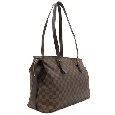 ルイヴィトン LOUIS VUITTON チェルシー N51119 ダミエエベヌ ダミエキャンバス トートバッグ ゴールド金具 茶