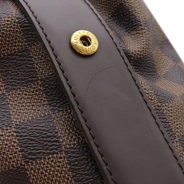ルイヴィトン LOUIS VUITTON チェルシー N51119 ダミエエベヌ ダミエキャンバス トートバッグ ゴールド金具 茶