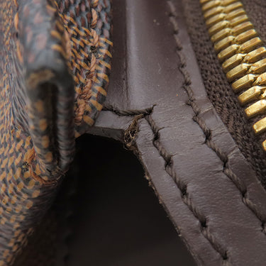 ルイヴィトン LOUIS VUITTON チェルシー N51119 ダミエエベヌ ダミエキャンバス トートバッグ ゴールド金具 茶