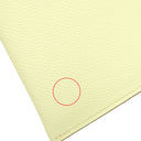 エルメス HERMES タルマックPM ジョーヌミルトン ヴォーエプソン パスポートケース シルバー金具 黄色 パスポートカバー