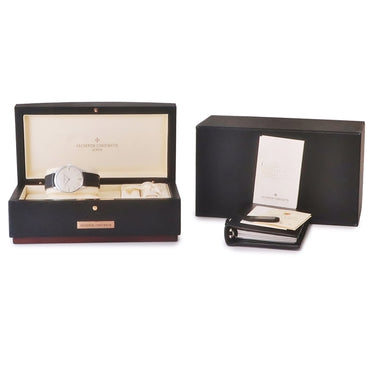 腕時計 ヴァシュロン・コンスタンタン VACHERON CONSTANTIN パトリモニー マニュアルワインディング 81180/000G-9117 手巻き メンズ K18WG無垢