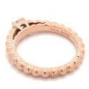 ヴァンクリーフアーペル Van Cleef & Arpels ペルレ ソリティア ダイヤ VCARO1WG00 ローズゴールド K18PG #52(JP12) リング 指輪 ピンクゴールド 11.5号