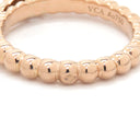 ヴァンクリーフアーペル Van Cleef & Arpels ペルレ ソリティア ダイヤ VCARO1WG00 ローズゴールド K18PG #52(JP12) リング 指輪 ピンクゴールド 11.5号