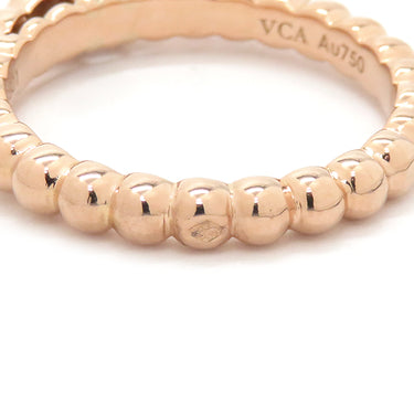 ヴァンクリーフアーペル Van Cleef & Arpels ペルレ ソリティア ダイヤ VCARO1WG00 ローズゴールド K18PG #52(JP12) リング 指輪 ピンクゴールド 11.5号