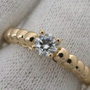 ヴァンクリーフアーペル Van Cleef & Arpels ペルレ ソリティア ダイヤ VCARO1WG00 ローズゴールド K18PG #52(JP12) リング 指輪 ピンクゴールド 11.5号