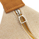 エルメス HERMES ブリッド ア ブラック カブリオル GM ビスキュイ トワルアッシュ ポーチ シルバー金具 トワルH ハンドバッグ バニティバッグ