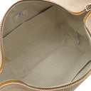 エルメス HERMES ブリッド ア ブラック カブリオル GM ビスキュイ トワルアッシュ ポーチ シルバー金具 トワルH ハンドバッグ バニティバッグ