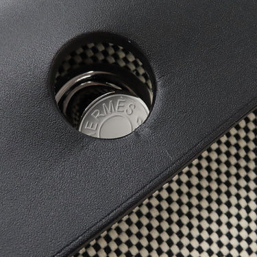 エルメス HERMES エールバッグジップPM 31 ルトゥルネ ブラック トワルキャドリーユ ヴァッシュハンター 2WAYバッグ シルバー金具