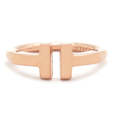 ティファニー Tiffany & Co Tワイヤー リング 60147340 ローズゴールド K18RG リング 指輪 T&Co. AU750 ローズゴールド 3.5号