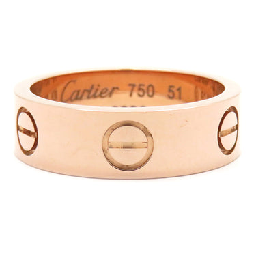 カルティエ Cartier ラブリング B4084851 ピンクゴールド K18PG #51(JP11) リング 指輪 LOVE Ring 750 18K PG 18金 11号