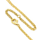 カルティエ Cartier ラブ サークル 2Pダイヤ B7219500 イエローゴールド K18YG ダイヤモンド ネックレス 18金 750YG Wチェーン