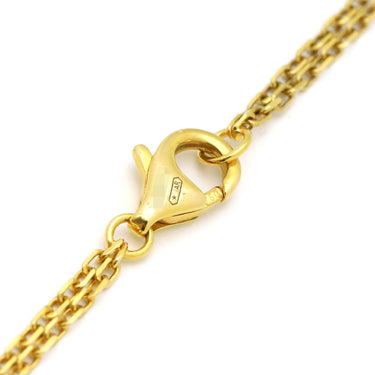 カルティエ Cartier ラブ サークル 2Pダイヤ B7219500 イエローゴールド K18YG ダイヤモンド ネックレス 18金 750YG Wチェーン