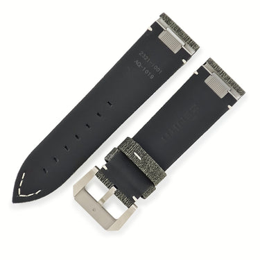 ゼニス ZENITH 純正 カーキ カーフ ステンレススチール 腕時計パーツ 未使用 替え マトリックスカーフ ストラップ ベルト バンド 純正SS製尾錠付き 23ｍｍ カーキ