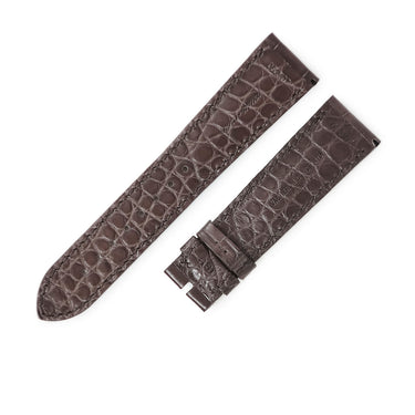 ヴァシュロン・コンスタンタン VACHERON CONSTANTIN 純正 無双仕上げ ブラウン クロコダイル 腕時計パーツ 新品未使用 替え クロコ レザー ストラップ 予備 交換 21ｍｍ ブラウン 茶