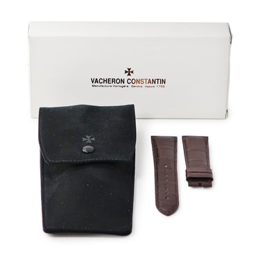 ヴァシュロン・コンスタンタン VACHERON CONSTANTIN 純正 無双仕上げ ブラウン クロコダイル 腕時計パーツ 新品未使用 替え クロコ レザー ストラップ 予備 交換 21ｍｍ ブラウン 茶