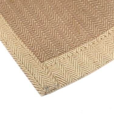 エルメス HERMES ロングスカート ベージュ コットン #34 スカート シルバー金具 薄茶 セリエボタン