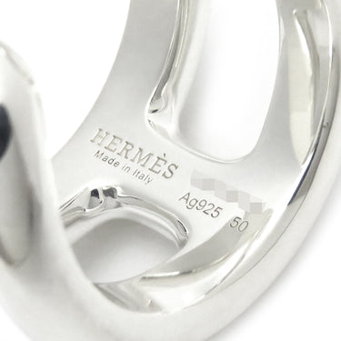 エルメス HERMES オズモズ PM シルバー シルバー925 #50(JP10) リング 指輪 アクセサリー AG925 Hモチーフ 10号