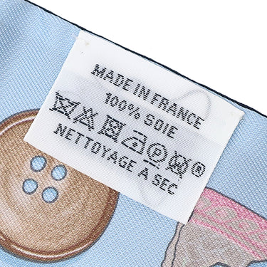 エルメス HERMES ツイリー ブラック×ピンク×マルチカラー シルク スカーフ 【IN THE POCKET/イン ザ ポケット】