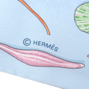 エルメス HERMES ツイリー ブラック×ピンク×マルチカラー シルク スカーフ 【IN THE POCKET/イン ザ ポケット】