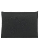 エルメス HERMES カルヴィ デュオ ブラック ヴォーエプソン カードケース シルバー金具 新品 未使用 黒