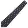 ヴィヴィアンウエストウッド Vivienne Westwood ツリー柄 7cm ブラック×グレー シルク ネクタイ 黒 オーブ