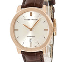 腕時計 ハリーウィンストン Harry Winston ミッドナイト オートマティック 42mm MIDAHD42RR001 自動巻き メンズ K18RG無垢 シャンパン バー