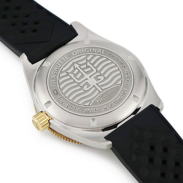 腕時計 グラスヒュッテ オリジナル GLASHUTTE ORIGINAL スペシャリスト SeaQ 1-39-11-10-90-34 自動巻き メンズ K18RG×SS コンビ ブルー デイト