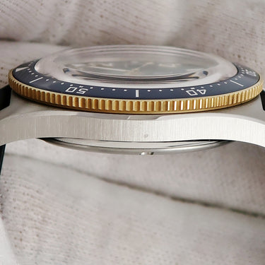 腕時計 グラスヒュッテ オリジナル GLASHUTTE ORIGINAL スペシャリスト SeaQ 1-39-11-10-90-34 自動巻き メンズ K18RG×SS コンビ ブルー デイト