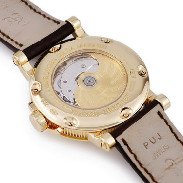 腕時計 ブレゲ BREGUET マリーン2 ラージデイト 5817BA/12/9V8 自動巻き メンズ K18YG無垢 ギヨシェ ローマン デイト 青針