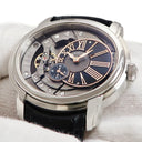 腕時計 オーデマピゲ AUDEMARS PIGUET ミレネリー 4101 15350ST.OO.D002CR.01 自動巻き メンズ スケルトン ローマン オフセンター スモセコ