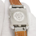 腕時計 エルメス HERMES ケープコッド CC1.330 クオーツ レディース 純正ダイヤ 角型 ドゥブルトゥール 2連 グレー