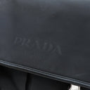プラダ PRADA ロゴ メッセンジャーバッグ 2VD768 ネイビー ナイロン ショルダーバッグ シルバー金具 紺 三角ロゴ