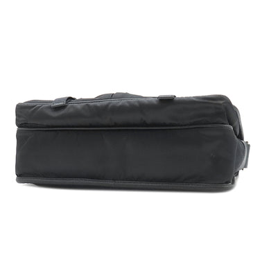 プラダ PRADA ロゴ メッセンジャーバッグ 2VD768 ネイビー ナイロン ショルダーバッグ シルバー金具 紺 三角ロゴ