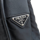 プラダ PRADA ロゴ メッセンジャーバッグ 2VD768 ネイビー ナイロン ショルダーバッグ シルバー金具 紺 三角ロゴ