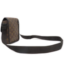 ルイヴィトン LOUIS VUITTON アーチー メッセンジャー M46442  モノグラム モノグラムマカサー ショルダーバッグ マットブラック金具 茶