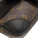 ルイヴィトン LOUIS VUITTON アーチー メッセンジャー M46442  モノグラム モノグラムマカサー ショルダーバッグ マットブラック金具 茶