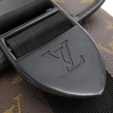 ルイヴィトン LOUIS VUITTON アーチー メッセンジャー M46442  モノグラム モノグラムマカサー ショルダーバッグ マットブラック金具 茶